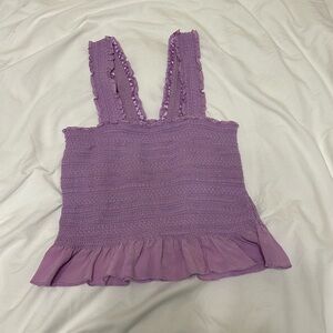 Gianni Bini purple crop top